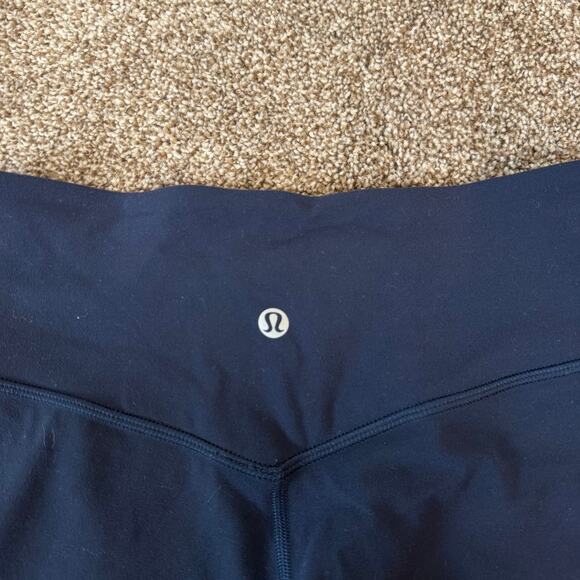 Lululemon Womens Size 6 Align Jogger Crop True Navy Yoga Walking Weekender 23" - Picture 3 of 5